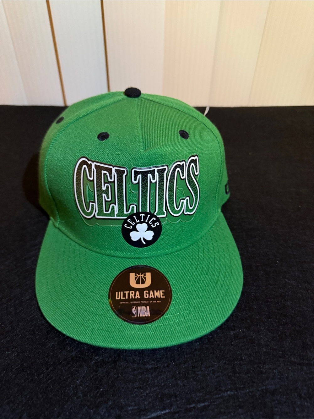Celtics Green Ultra Game Flat-Bill Snapback Hat